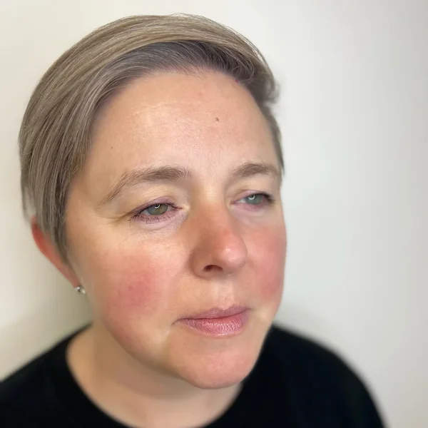 Uneven mismatched brunette brows before mapping by Lorraine Gold Coast